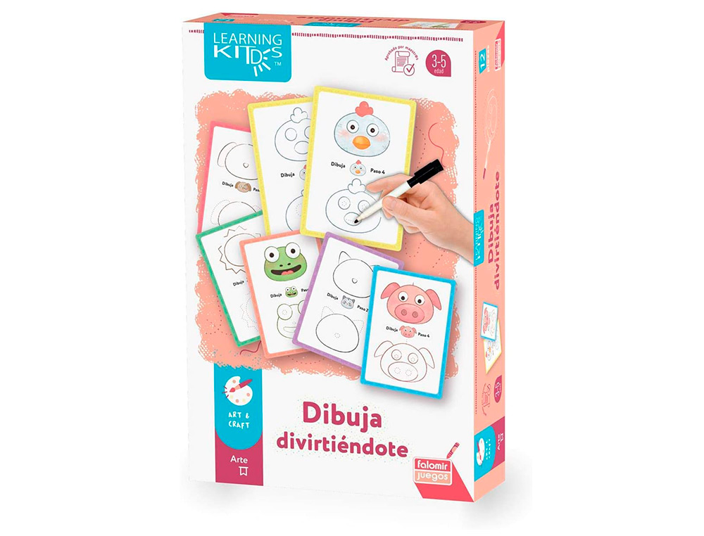 FALOMIR JUEGOS - FALOMIR - Juego educativo dibuja divirtiendote (Ref. 30024)