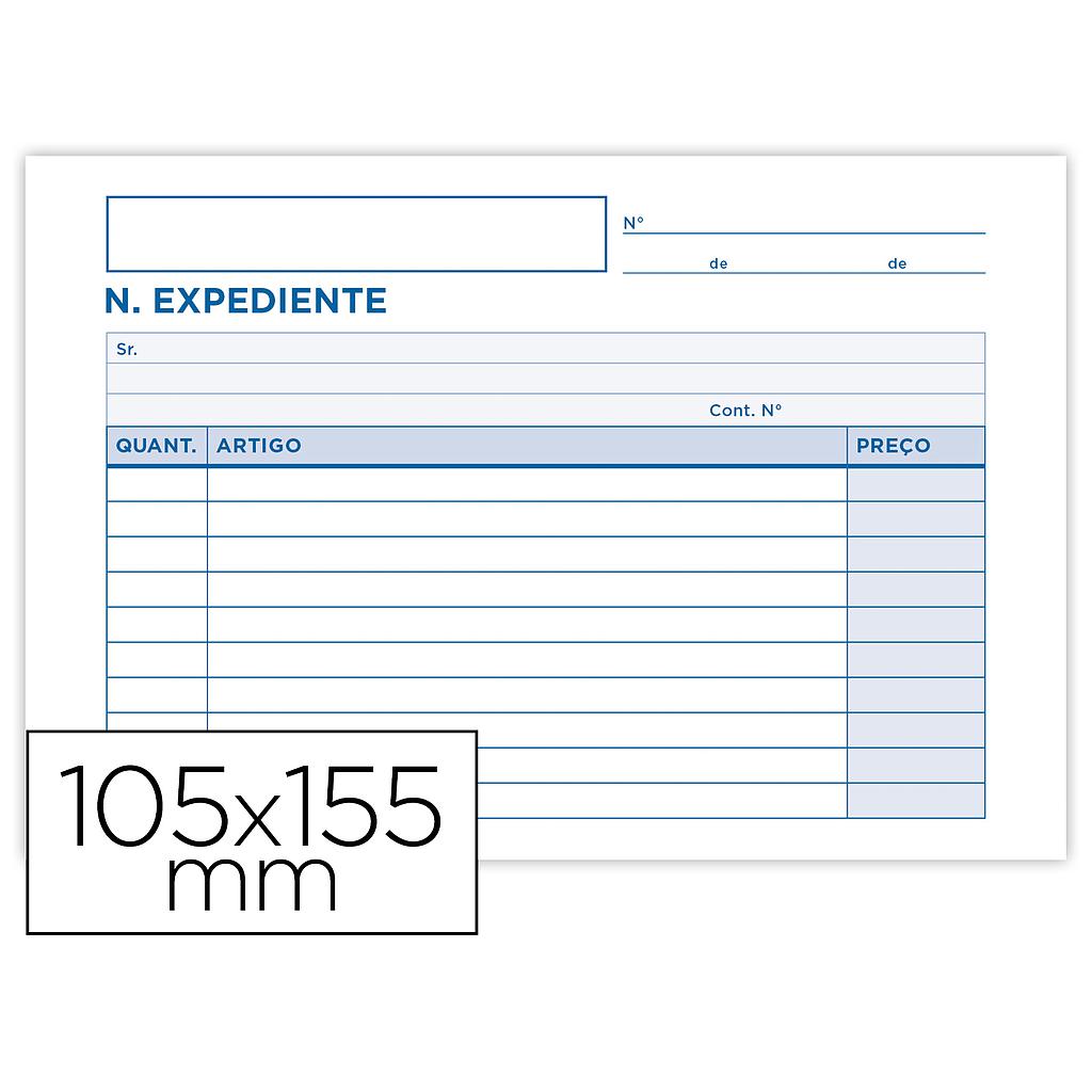 LIDERPAPEL - Talonario notas de expediente octavo duplo -texto en portugues (Ref. TL15-P)