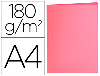 LIDERPAPEL - Subcarpeta A4 rosa pastel 180g/m2 (Ref. SC32)