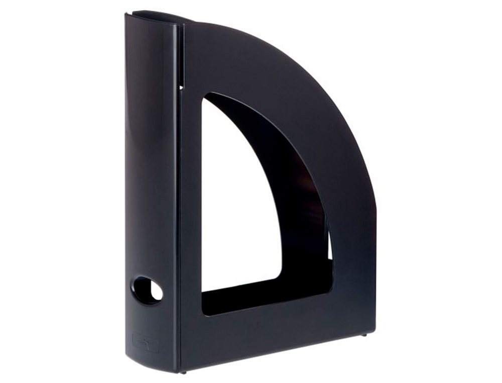 ARCHIVO 2000 - Cajetin de archivo antimicrobiano sanitized poliestireno lomo 80 mm negro 250x80x320 mm (Ref. 2003AM NE)