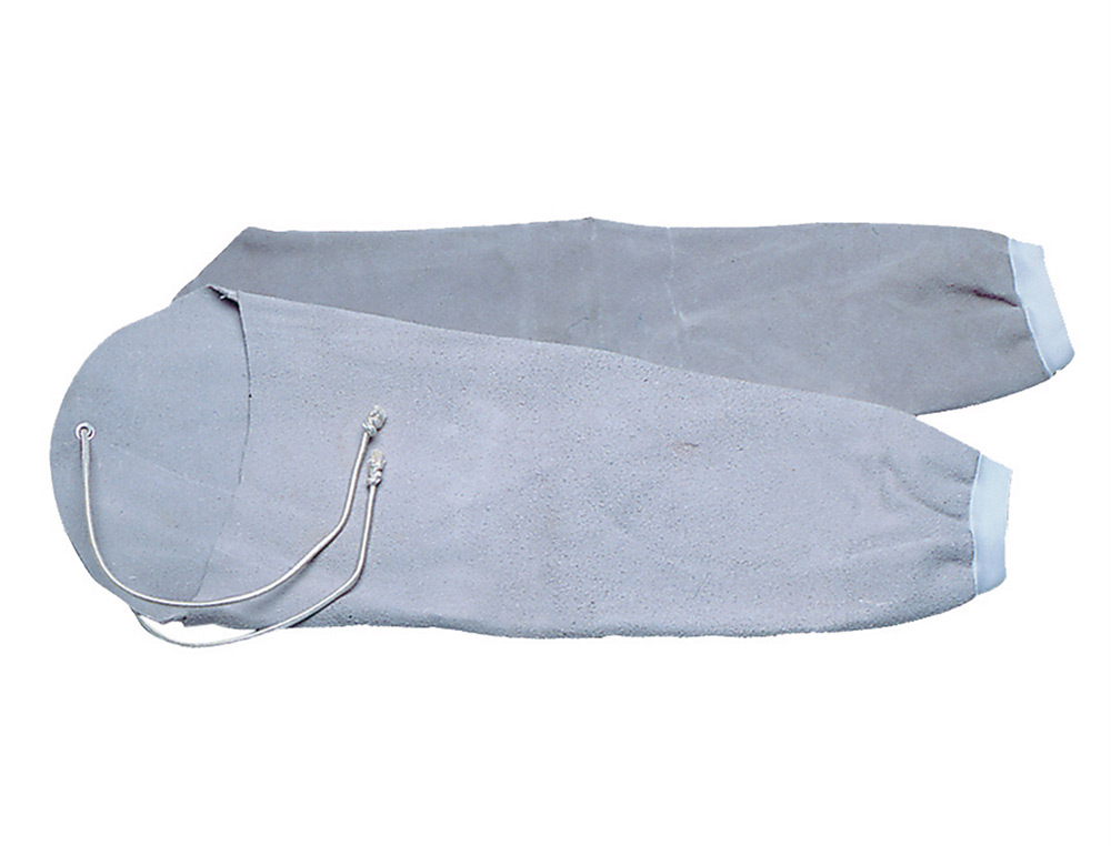 FARU - Manguito para soldador cuero al cromo puño elastico y cordon sujecion superior (Ref. C79)