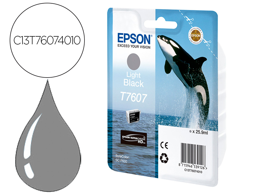 EPSON - Ink-jet surecolor sc-p600 gris (Ref. C13T76074010)