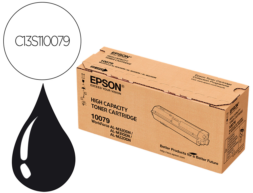 EPSON - Toner workforce al-m300 series 6100 paginas (Ref. C13S110079)