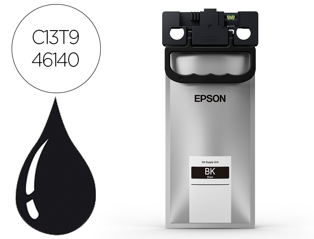 EPSON - Ink-jet wf-c5x90 series ink xxl negro á 10000 (Ref. C13T946140)