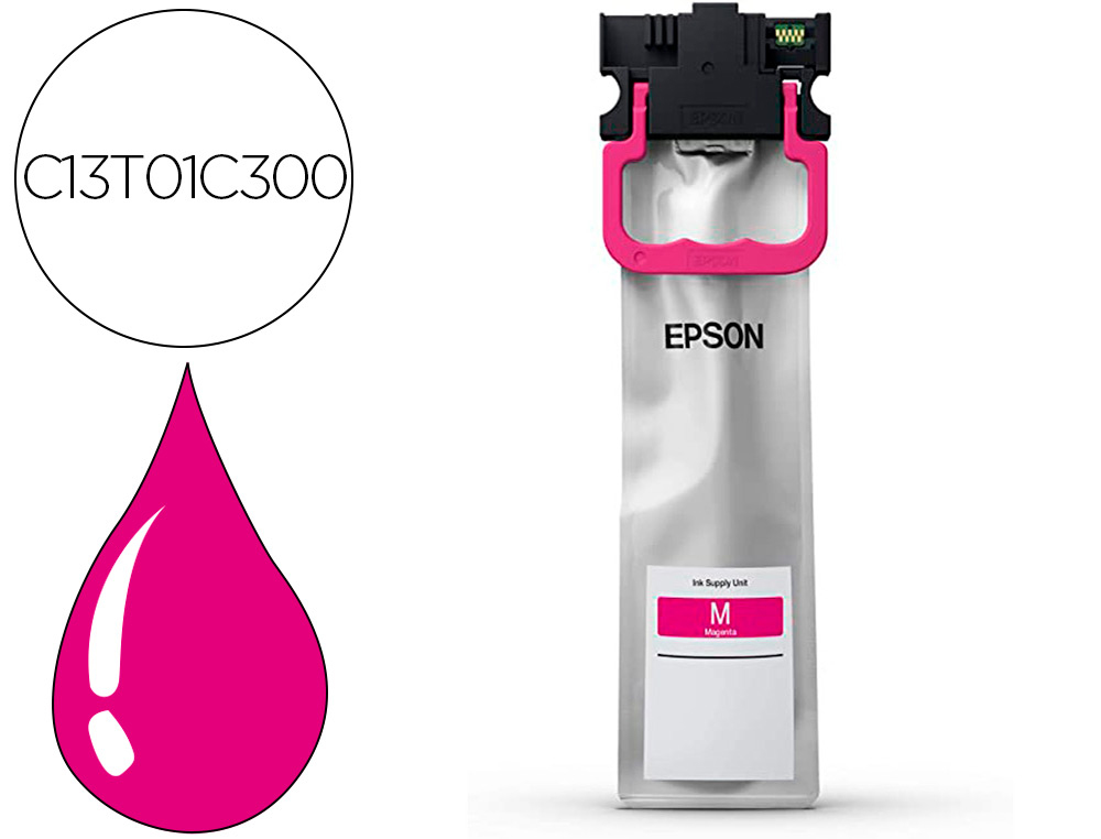 EPSON - Ink-jet workforce pro wf-c529r / c579r magenta xl ink 5k (Ref. C13T01C300)