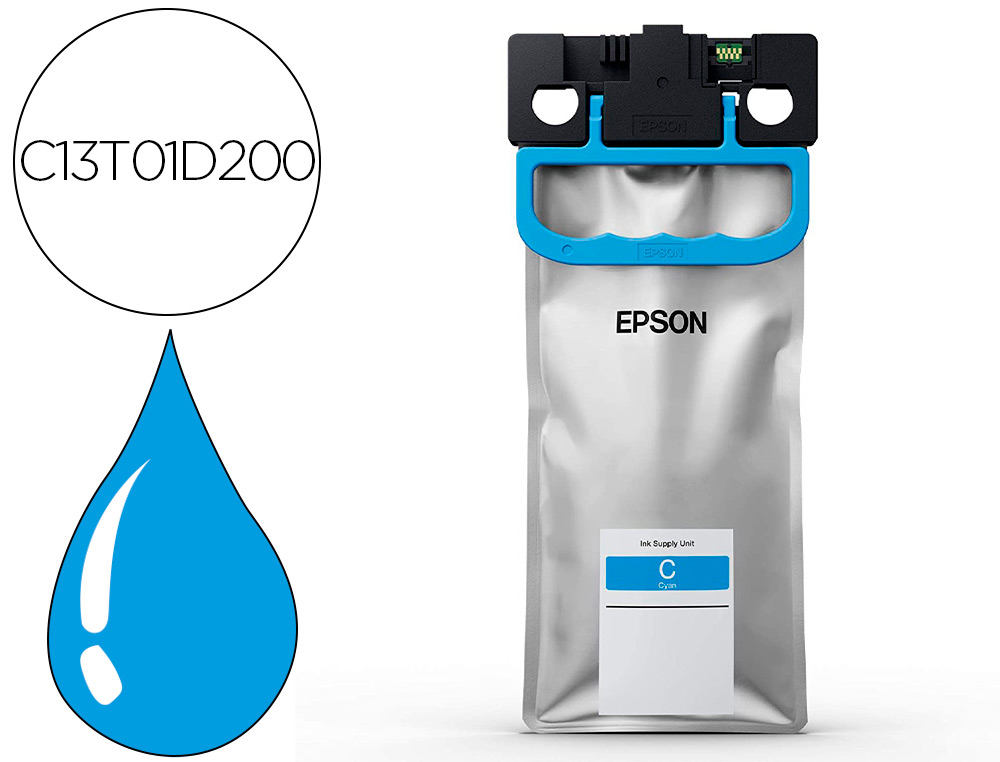 EPSON - Ink-jet workforce pro wf-c529r / c579r cian xxl ink 20k (Ref. C13T01D200)
