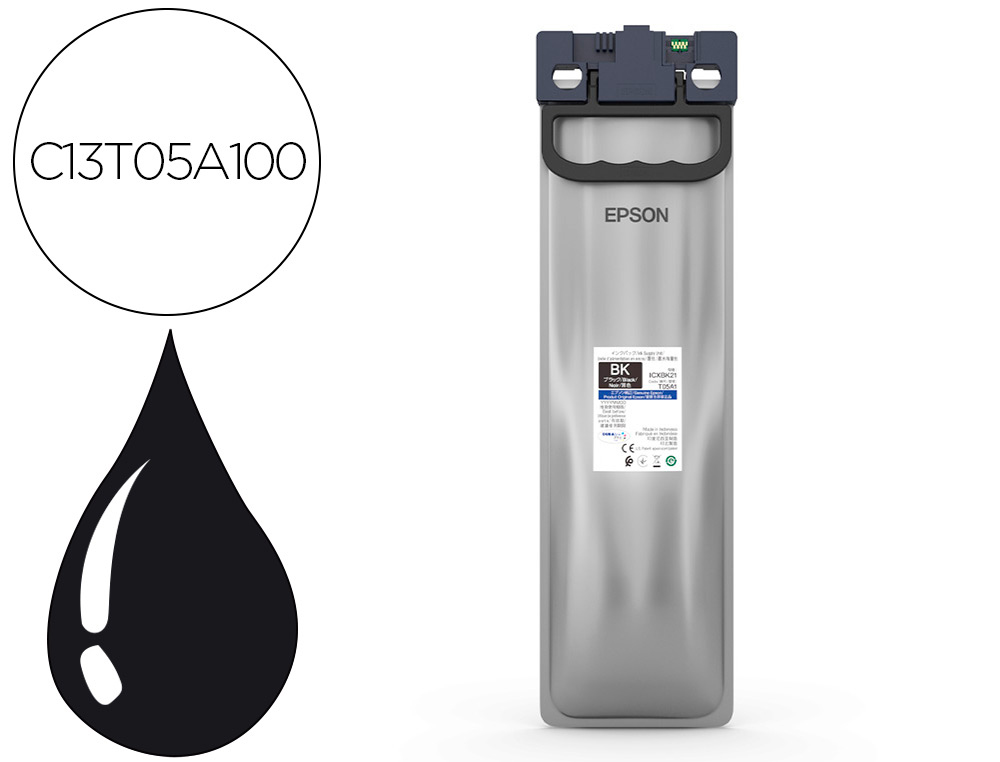 EPSON - Ink-jet workforce pro wf-c87xr negro xl ink supply unit (Ref. C13T05A100)