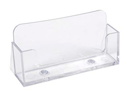 EXACOMPTA - Portatarjetas de visita metacrilato cristal 34x102x47 mm (Ref. 71058D)