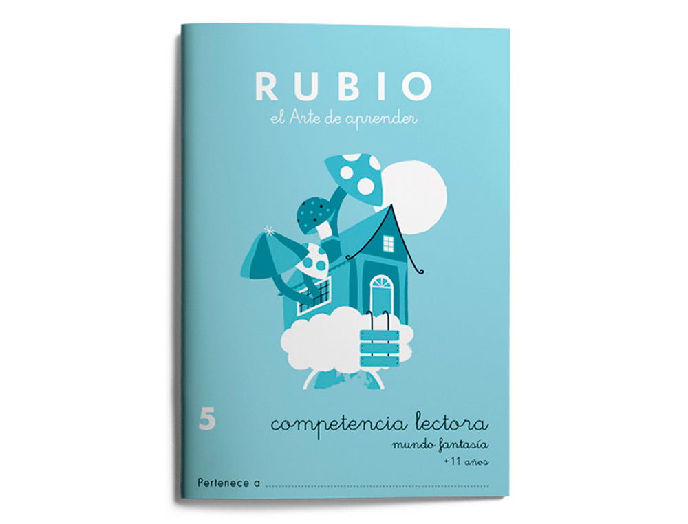 RUBIO - Cuaderno competencia lectora 5 mundo fantasia (Ref. CL5)