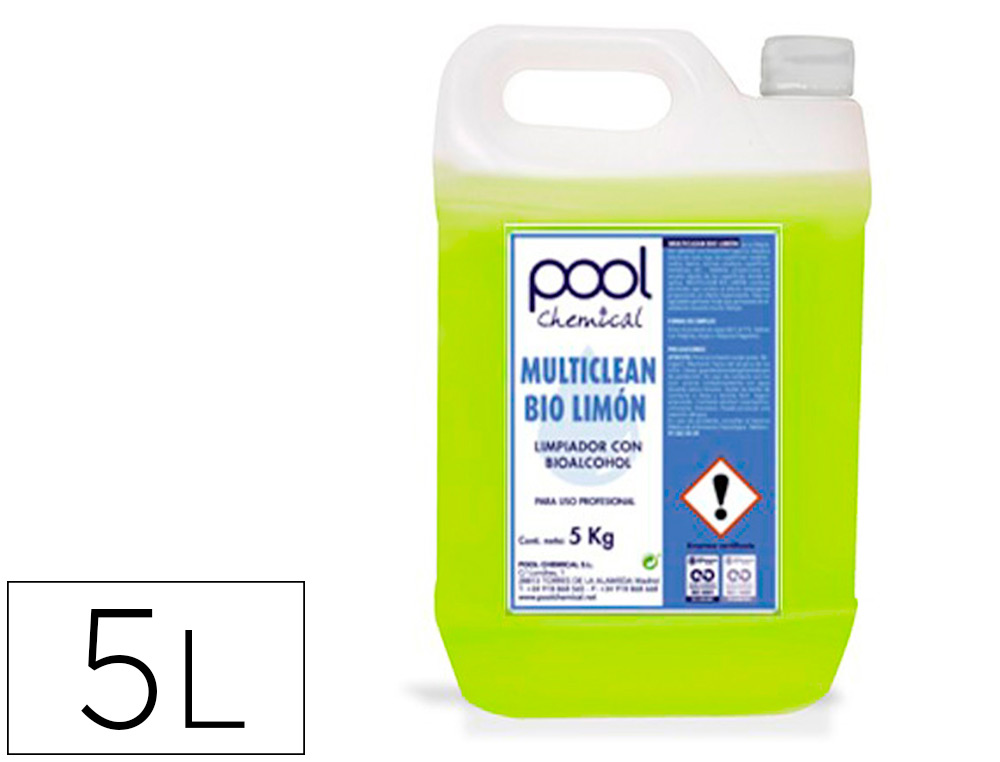 DAHI - Fregasuelos aroma limon garrafa de 5 litros (Ref. PCH451-DJ)