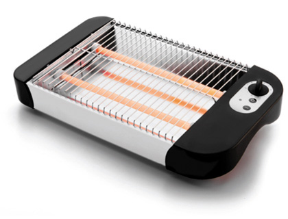 LACOR - Tostador plano potencia 600w con bandeja recogemigas 36x21x6,5 cm (Ref. 69163)