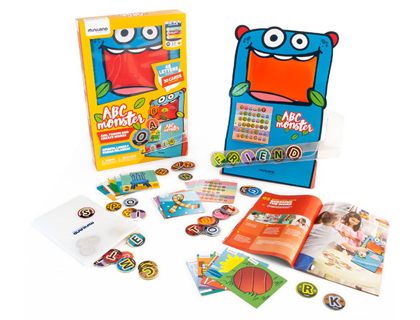 MINILAND - Juego didactico alimenta al monstruo para construccion de palabras (Ref. 31977)