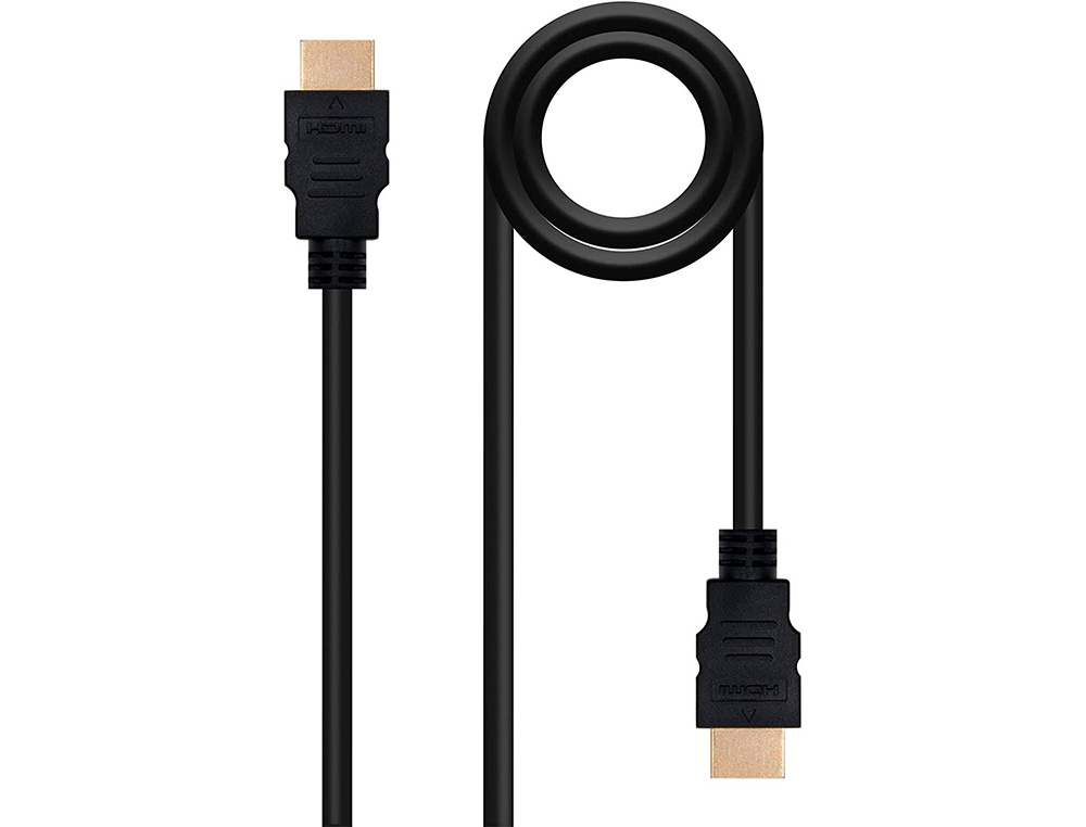 NANOCABLE - Cable hdmi v1.4 alta velocidad / hec a/m-a/m color negro longitud 1,8 m (Ref. 10.15.1702)