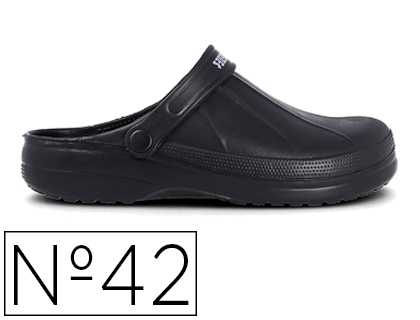PAREDES - Zueco leo negro talla 42 (Ref. OP5122 NE/42)