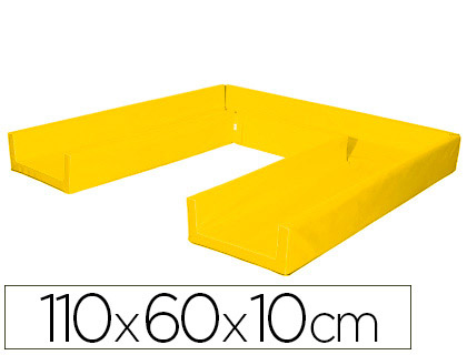 SUMO DIDACTIC - Colchon de dormir plegable 110x60x10 cm amarillo (Ref. 066 AM)