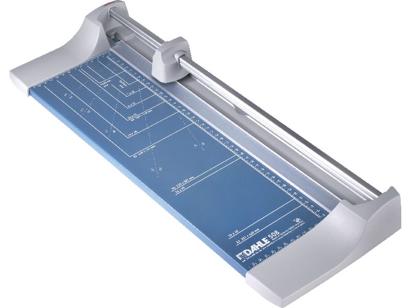 DAHLE - Cizallas de rodillo 508 0,8 mm grosor corte A4 Capacidad 6 hojas 440X211X100 1,25 Kg (Ref.508-20051)
