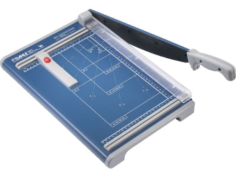 DAHLE - Cizallas de palanca 533 1,5 mm grosor corte A4 Capacidad 12-15 hojas 450X285X100 (Ref.533-21247)