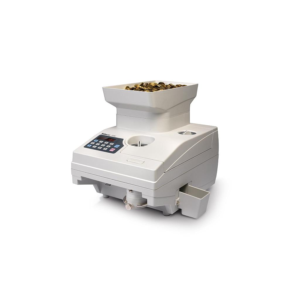 SAFESCAN - CONTADORA DE MONEDAS DE ALTA VELOCIDAD - MODELO 1550 (Ref.116-0261)