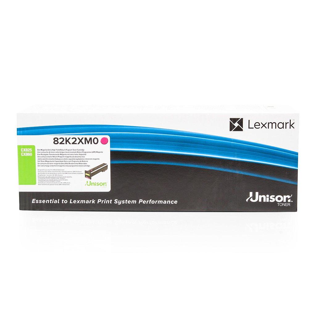 LEXMARK - TONER MAGENTA RETORNABLE CX825, CX860 (Ref.82K2XM0)