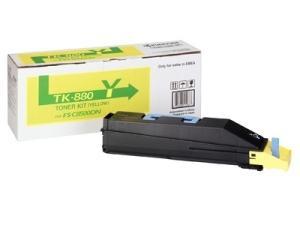 KYOCERA MITA - CONSUMIBLE IMPRESORA LASER KYOCERA TONER AMARILLO TK-880Y (Ref.1T02KAANL0)