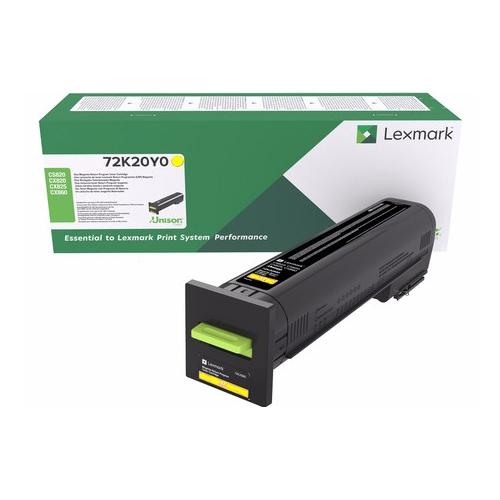 LEXMARK - TONER AMARILLO CS820DE, 820DTE, S820DTFE, CX820DE, 820DTFE, 825DE, 825DTE ,825DTFE, 860DE,860DTE, 860DTFE (Ref.72K20Y0)