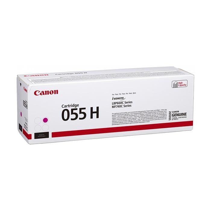 CANON - TONER 055 H LBP664CDW / MF745CDW / I-SENSYS LBP663CDW / LBP664CX / MF742CDW MAGENTA 5900 PAGINAS (Ref.3018C002)