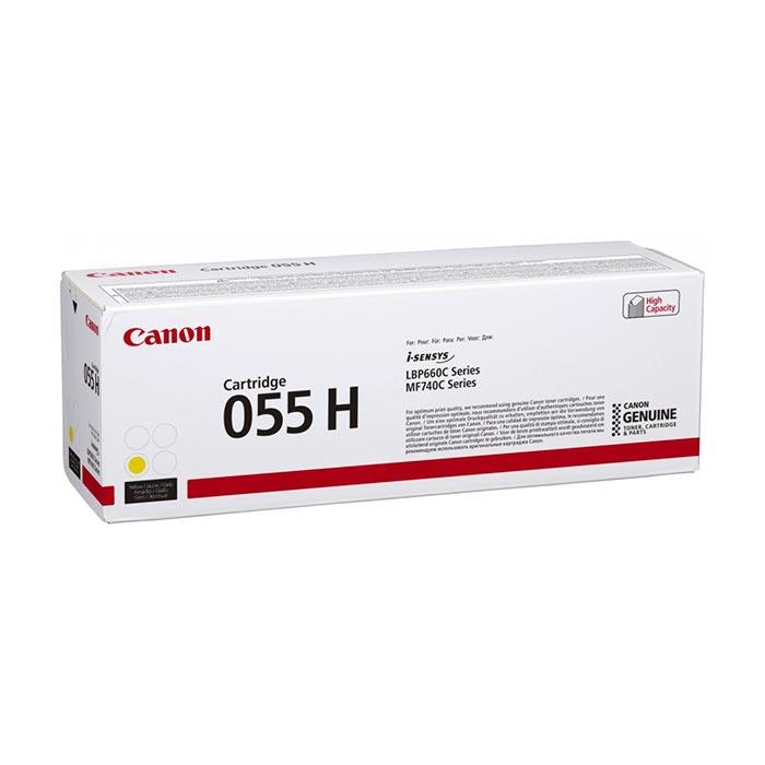 CANON - TONER 055 H LBP664CDW / MF745CDW / I-SENSYS LBP663CDW / LBP664CX / MF742CDW AMARILLO 5900 PAGINAS (Ref.3017C002)