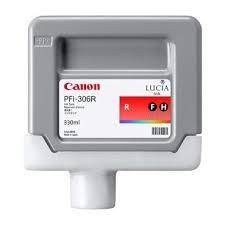 CANON - CARTUCHO INKJET PFI-306R ROJO IPF 8300/6400/6450/8400/9400/9400S 300 ML (ref. 6663B001)