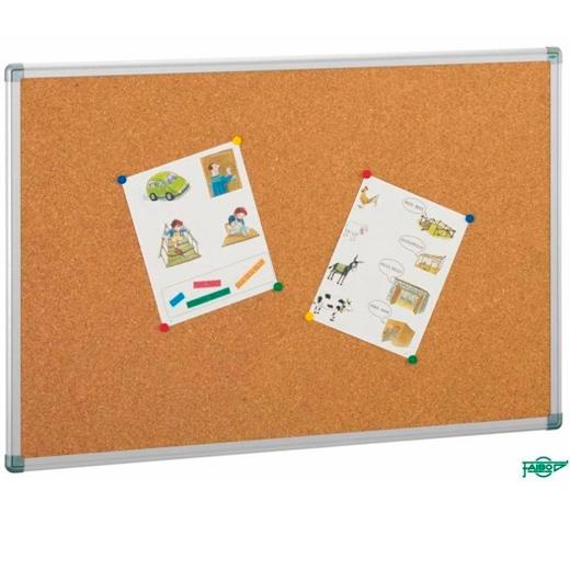 FAIBO - TABLERO CORCHO SOLIDO MARCO ALUMINIO 122x300 cm (Ref.601-7)