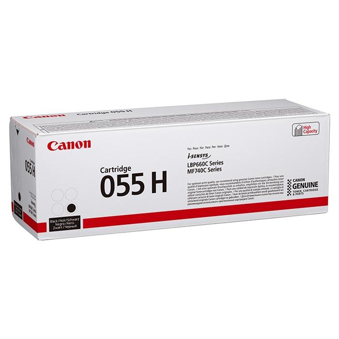 CANON - TONER 055 H LBP664CDW / MF745CDW / I-SENSYS LBP663CDW / LBP664CX / MF742CDW NEGRO 7600 PAGINAS (Ref.3020C002)