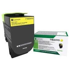 LEXMARK - TONER AMARILLO CS/CX 417, 517 - GRAN RENDIMIENTO RETORNABLE (Ref.71B2HY0)