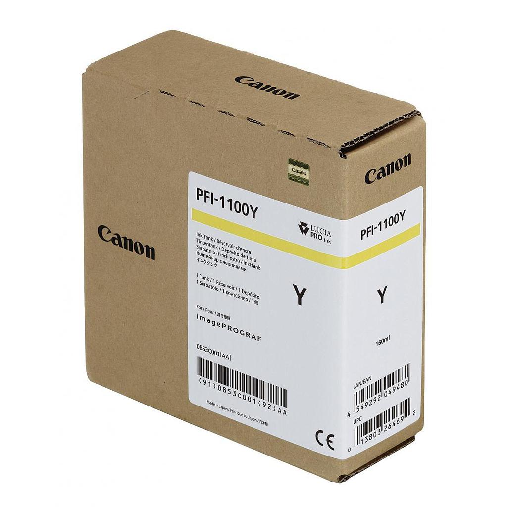 CANON - IPF PRO2000/4000/4000S/6000S CARTUCHO AMARILLO PFI-1100Y (Ref.0853C001AA)