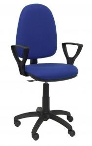 PIQUERAS Y CRESPO - SILLA AYNA BRAZOS FIJOS MECANISMO CONTACTO PERMANENTE CON REGULACION DE PROFUNDIDAD ASIENTO Y RESPALDO TAPIZADO BALI AZUL (Ref.04CPBALI229BGOLF)