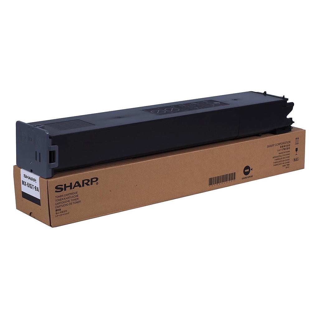 SHARP - TONER NEGRO MX-2630N, 2651, 3050N, 3050V, 3060N, 3060V, 3061, 3070V, 3550N, 3560N, 3570N, 4050N, 4060N, 4060V, 4070N, 5050N, 5070N, 5070V, 6050N, 6070N (Ref.MX-61GTBA)