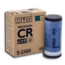 RISO - TINTA AZUL SERIE CR (PACK 2) (Ref.S-2490E)