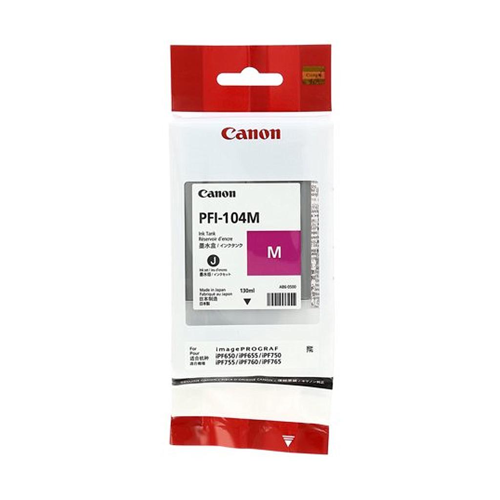 CANON - CONS. PLOTTER PFI-104M iPF650/iPF655/iPF750/iPF755/iPF760/iPF765 DEP.TINT.MAGENTA (130 ML) () (Ref.3631B001AA)