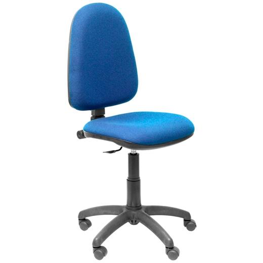 PIQUERAS Y CRESPO - SILLA AYNA MECANISMO CONTACTO PERMANENTE CON REGULACION DE PROFUNDIDAD ASIENTO Y RESPALDO TAPIZADO BALI AZUL (Ref.04CPBALI200)