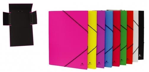 MARIOLA - CARPETA de GOMAS y SOLAPAS MERIDA CARTON FORRADO Fº EXPOSITOR de 8 (Ref.4786SU)