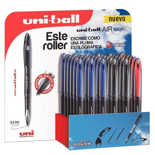 UNI-BALL - BOLIGRAFO ROLLER AIR UBA-188-L 0,7 MM TINTA LIQUIDA 3D EXPOSITOR DE 36 UNIDADES (Ref.182634473)