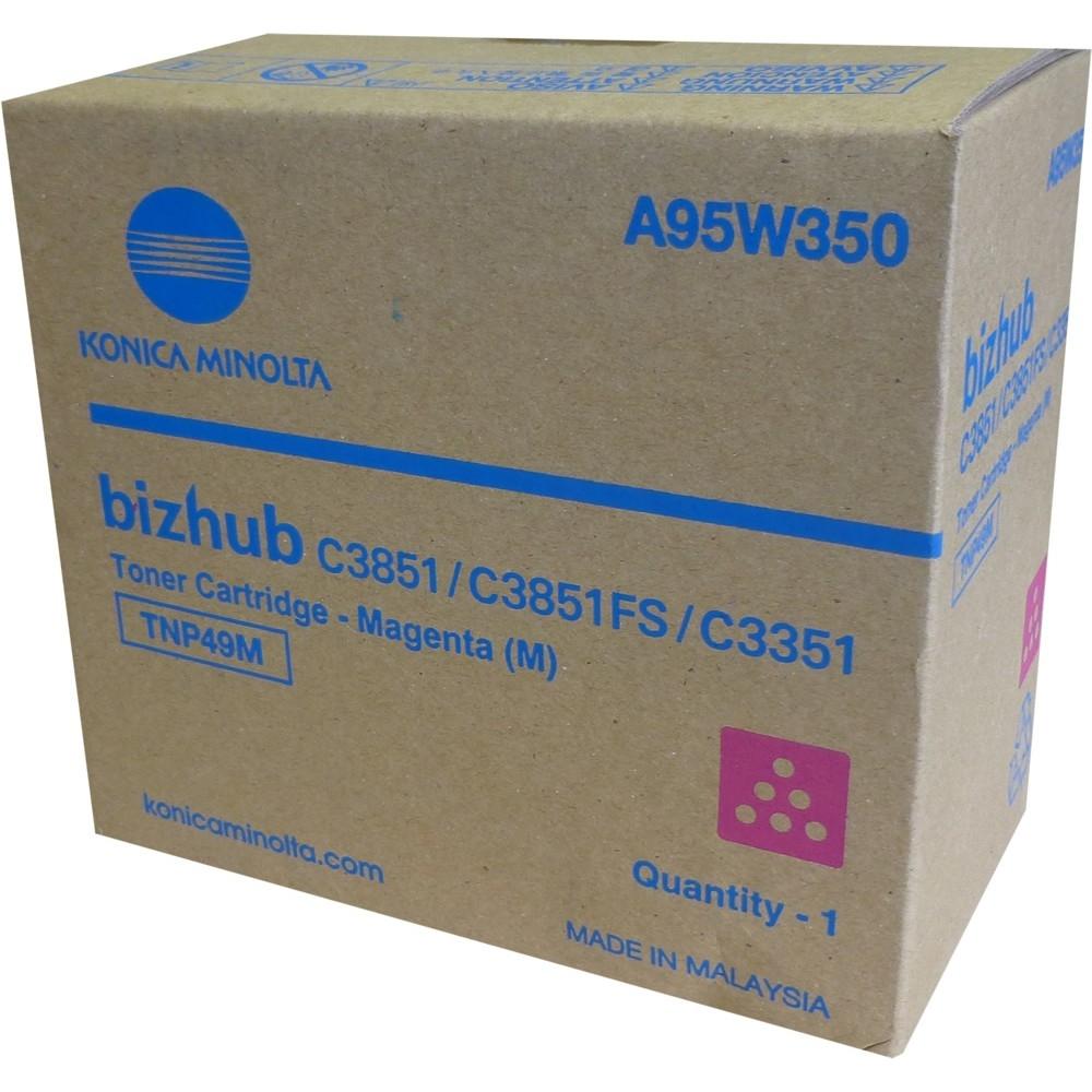 KONICA MINOLTA - KONICA-MINOLTA TONER MAGENTA BIZHUB C3351, C3851FS - TNP49M (Ref.A95W350)