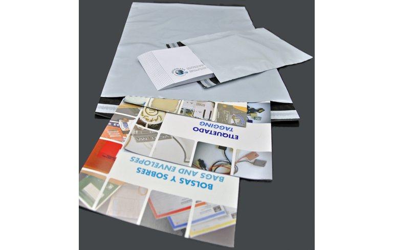 INTERMARK - BOLSA COURIER PLASTICO 70% RECICLADO SIN IMPRIMIR 450x600 mm PAQUETE de 100 (Ref.BC45060060SIN)