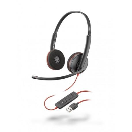 POLY - PLANTRONICS AURICULAR BLACKWIRE,C3220 USB-A (Ref.209745-101/201)