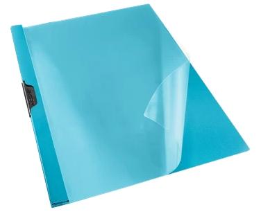 ESSELTE - DOSSIER CLIP PVC CLIP FILE A4 pinza METAL 30h AZUL VIVIDA (Ref.563750)