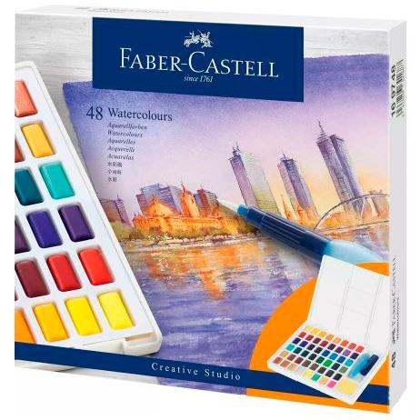 FABER CASTELL - ACUARELAS CREATIVE STUDIO ESTUCHE de 48 (Ref.169748)