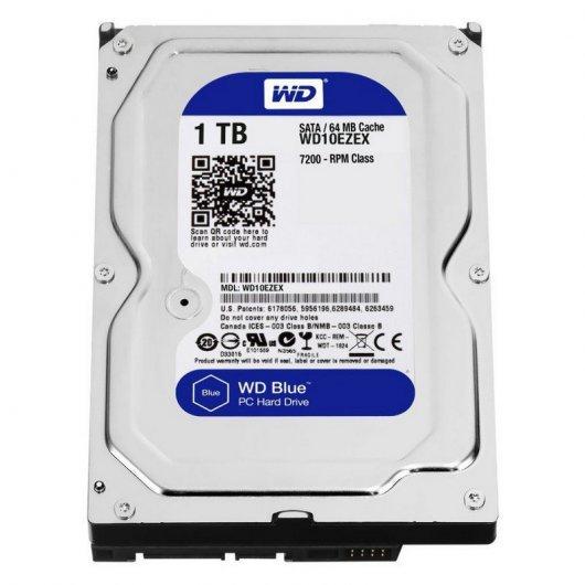 WESTERN DIGITAL ELEMENTS - WESTERN DISCO DURO INTERNO 1TB SATA3 64MB (Incluye Canon LPI de 5,45 €) (Ref.WD10EZEX)