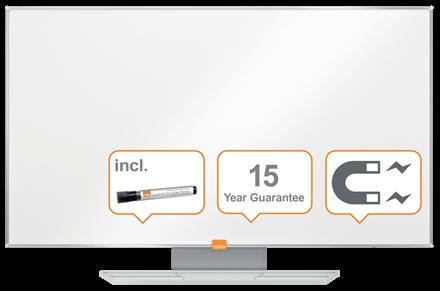 NOBO - PIZARRA BLANCA NANO CLEAN MAGNETICA ACERO WIDESCREEN 40" BANDEJAS PARA ROTULADORES 510X15X898 MM (Ref.1915371)