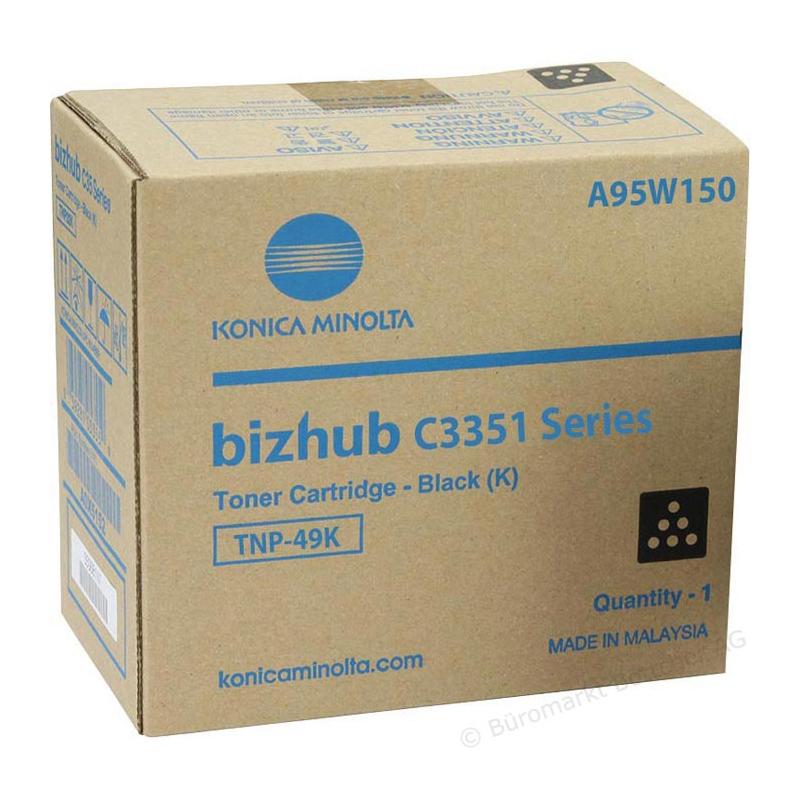 KONICA MINOLTA - KONICA-MINOLTA TONER NEGRO BIZHUB C3351, C3851FS - TNP49K (Ref.A95W150)