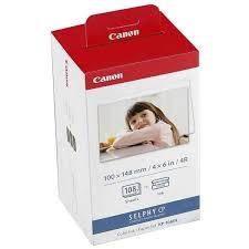 CANON - KIT IMPRESION FOTOGRAFICO SELPHY KP108IN MULTIPACK AMARILLO CIAN MAGENTA + 108 HOJAS PAPEL (Ref.3115B001)