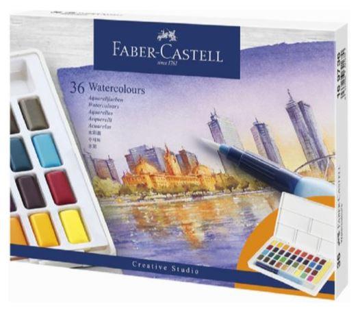 FABER CASTELL - ACUARELAS CREATIVE STUDIO ESTUCHE de 36 (Ref.169736)