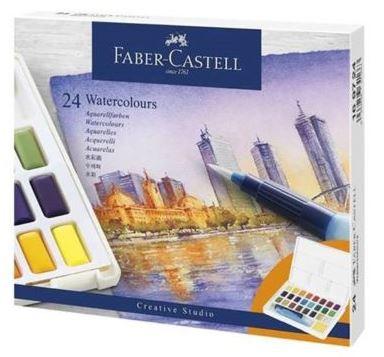 FABER CASTELL - ACUARELAS CREATIVE STUDIO ESTUCHE de 24 (Ref.169724)